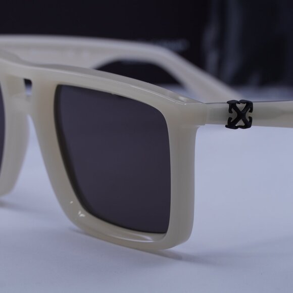 Off-White OERI13W STRATFORD 6107 Square Sunglasses – Beige/Grey - Picture 2 of 9